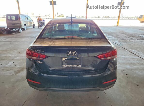 3KPC34A37JE017598 2018 HYUNDAI ACCENT Black Вид ззаду
