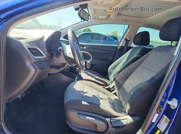 3KPC34A62NE165805 2022 HYUNDAI ACCENT Blue Vista interior delantera