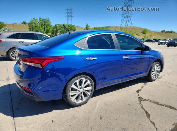 3KPC34A62NE165805 2022 HYUNDAI ACCENT Blue Trasero derecho