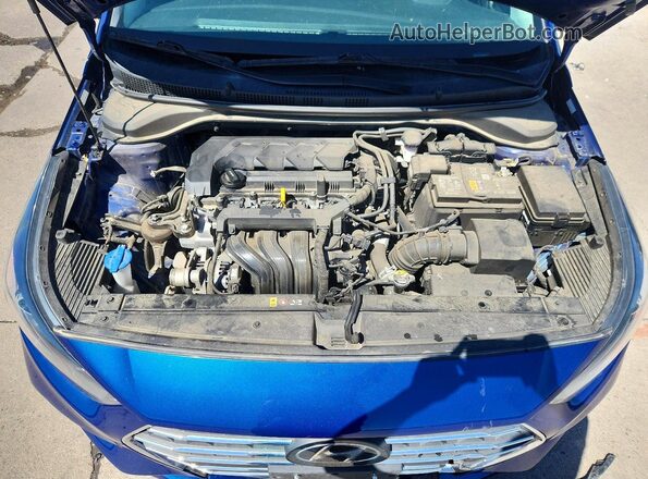 3KPC34A62NE165805 2022 HYUNDAI ACCENT Blue Vista interior trasera