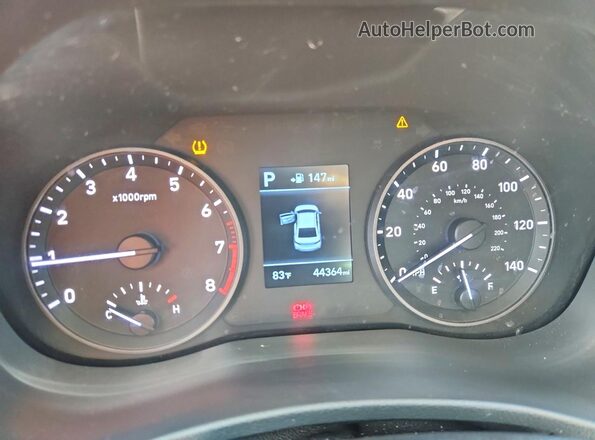 3KPC34A62NE165805 2022 HYUNDAI ACCENT Blue Vista del cuadro de instrumentos