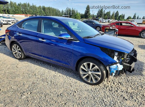 3KPC34A65NE188916 2022 HYUNDAI ACCENT Blue წინა მარჯვენა