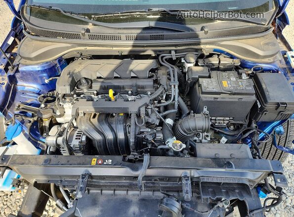 3KPC34A65NE188916 2022 HYUNDAI ACCENT Blue უკანა სალონის ხედი