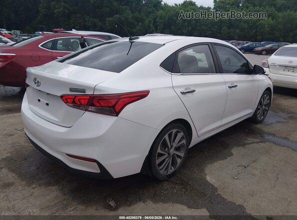 3KPC34A68LE107940 2020 HYUNDAI ACCENT White Задня права чверть