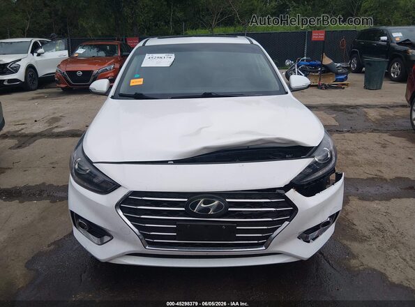 3KPC34A68LE107940 2020 HYUNDAI ACCENT White Вид щитка приладів
