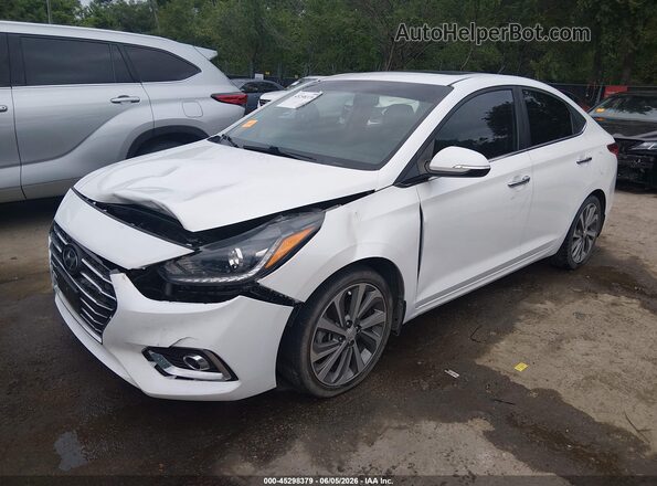 3KPC34A68LE107940 2020 HYUNDAI ACCENT White Передня ліва чверть