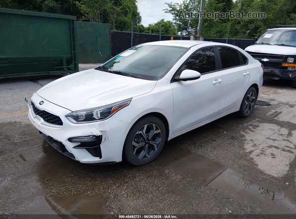 3KPF24AD0KE036732 2019 KIA FORTE White Передня ліва чверть