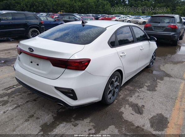 3KPF24AD0KE036732 2019 KIA FORTE White Задня права чверть