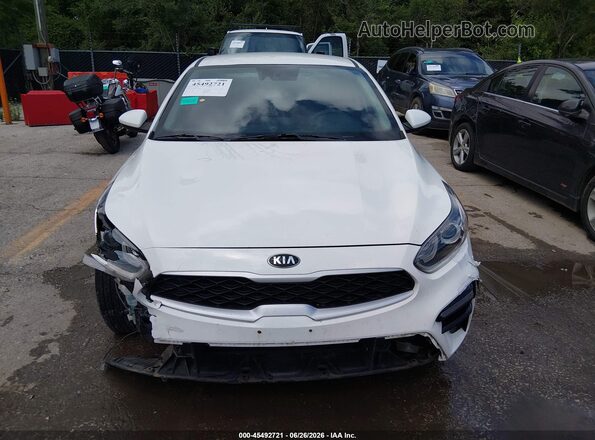 3KPF24AD0KE036732 2019 KIA FORTE White Вид задньої частини салону