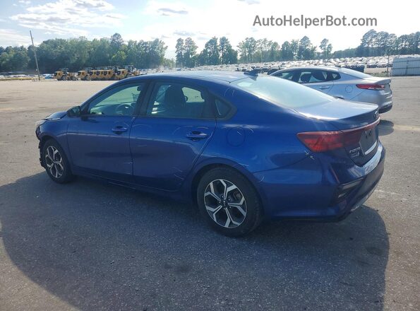 3KPF24AD0KE040411 2019 KIA FORTE Blue Rear left