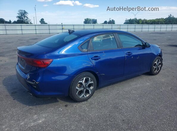 3KPF24AD0KE040411 2019 KIA FORTE Blue Rear right