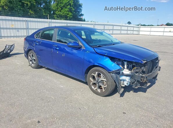 3KPF24AD0KE040411 2019 KIA FORTE Blue Front right