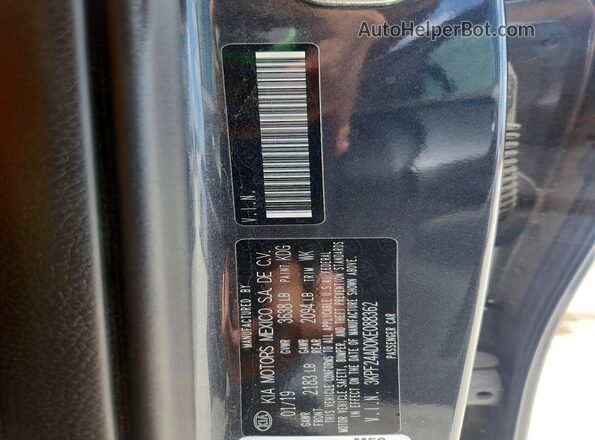 3KPF24AD0KE088362 2019 KIA FORTE Charcoal 
