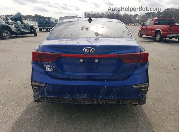 3KPF24AD0KE103667 2019 KIA FORTE Blue Հետևի տեսք