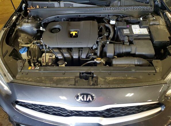 3KPF24AD0KE122302 2019 KIA FORTE Gray Սալոնի հետևի տեսք