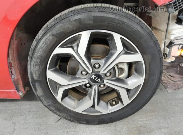 3KPF24AD0KE138127 2019 KIA FORTE Red 