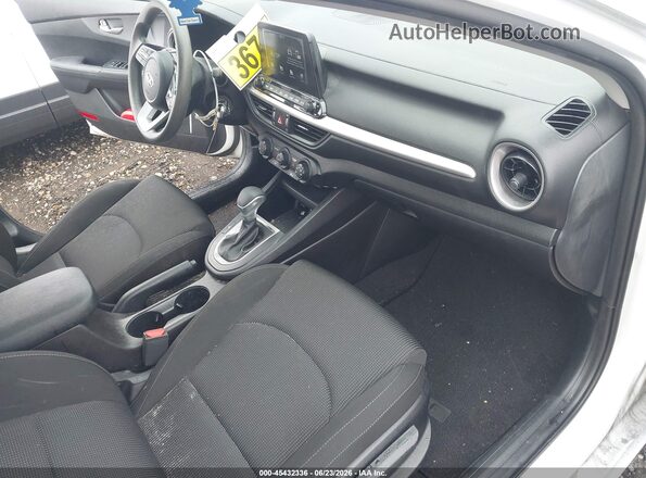 3KPF24AD0LE194652 2020 KIA FORTE Белый Вид салона спереди