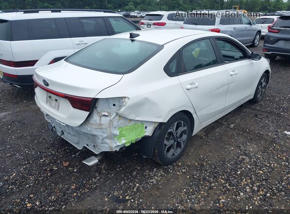 3KPF24AD0LE194652 2020 KIA FORTE Белый Задняя правая четверть