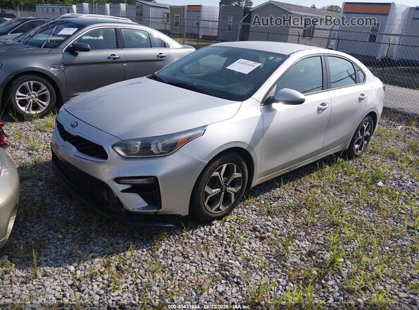 3KPF24AD0LE201387 2020 KIA FORTE Silver წინა მარცხენა ხედი სამი მეოთხედიდან