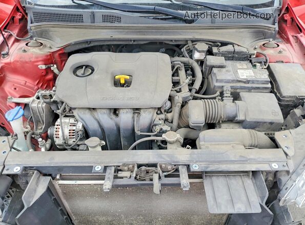 3KPF24AD0ME283848 2021 KIA FORTE Red Vista interior trasera