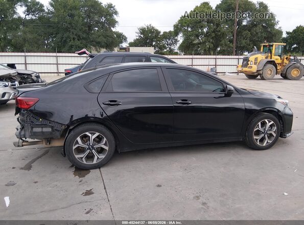 3KPF24AD0ME309381 2021 KIA FORTE Black Widok wnętrza z tyłu