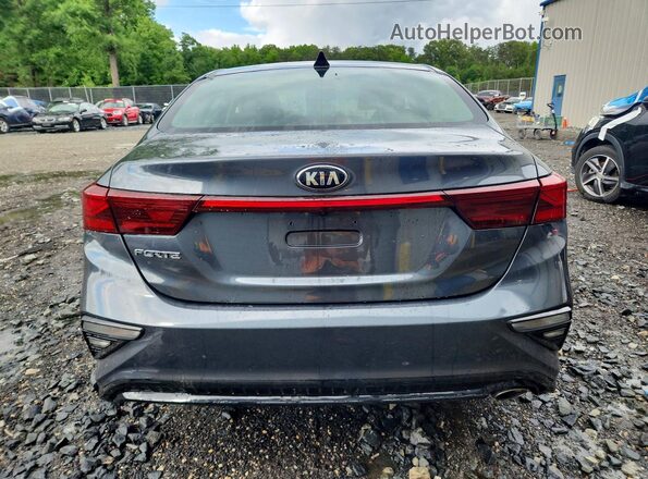 3KPF24AD0ME313463 2021 KIA FORTE Gray Widok z tyłu