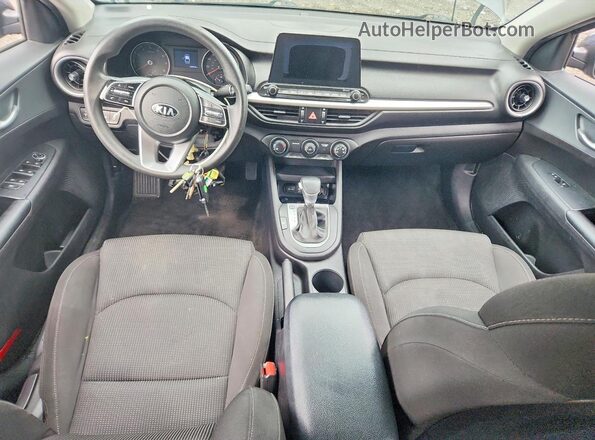 3KPF24AD0ME313463 2021 KIA FORTE Gray Widok deski rozdzielczej