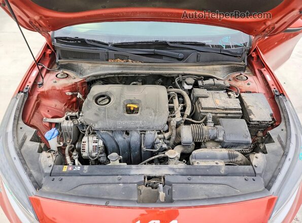 3KPF24AD0NE416657 2022 KIA FORTE Red Vista interior trasera