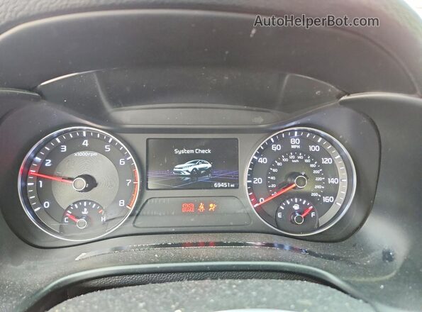 3KPF24AD0NE416657 2022 KIA FORTE Red Vista del cuadro de instrumentos
