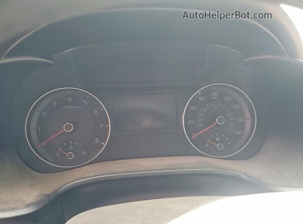 3KPF24AD0NE503796 2022 KIA FORTE Black Вид щитка приладів