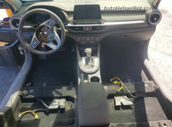 3KPF24AD0NE503796 2022 KIA FORTE Black Вид панелі приладів