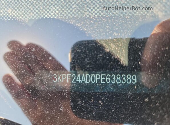 3KPF24AD0PE638389 2023 KIA FORTE Blue Вид підкапотного простору