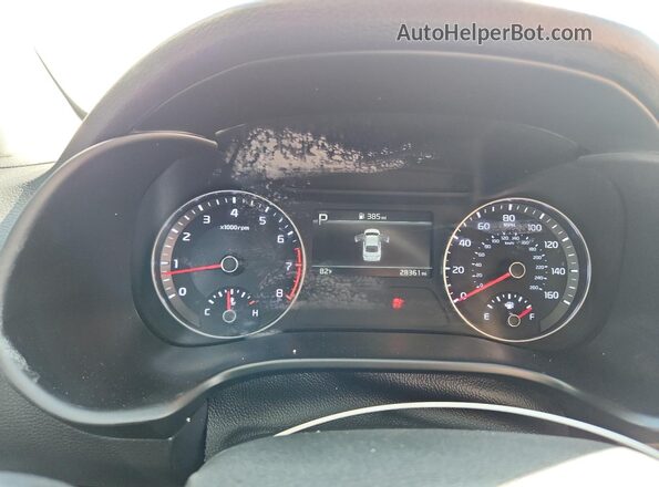 3KPF24AD0PE638389 2023 KIA FORTE Blue Вид щитка приладів