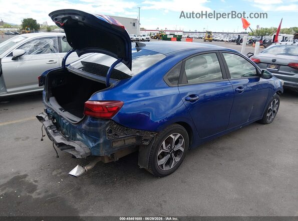3KPF24AD1KE060540 2019 KIA FORTE Blue Trasero derecho