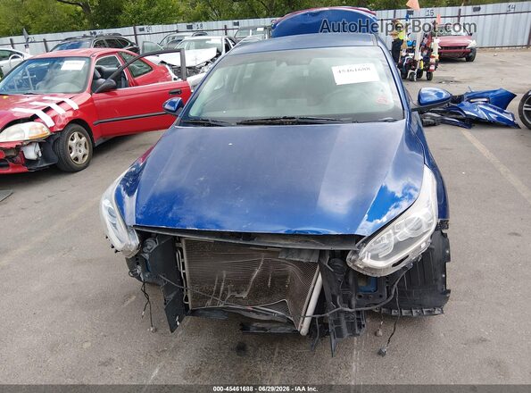 3KPF24AD1KE060540 2019 KIA FORTE Blue Vista del cuadro de instrumentos