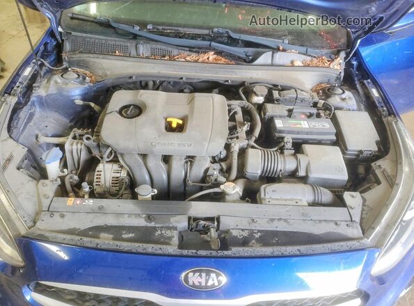 3KPF24AD1KE133406 2019 KIA FORTE Синий Вид задней части салона