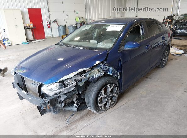 3KPF24AD1LE175141 2020 KIA FORTE Синий Передняя левая четверть