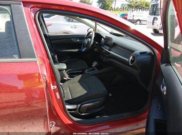 3KPF24AD1LE190691 2020 KIA FORTE Red Widok wnętrza z przodu