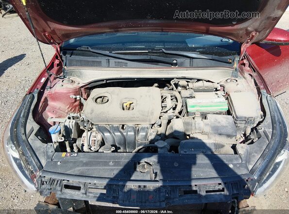 3KPF24AD1LE190691 2020 KIA FORTE Red Widok z tyłu