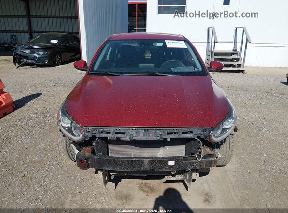 3KPF24AD1LE190691 2020 KIA FORTE Red Widok wnętrza z tyłu