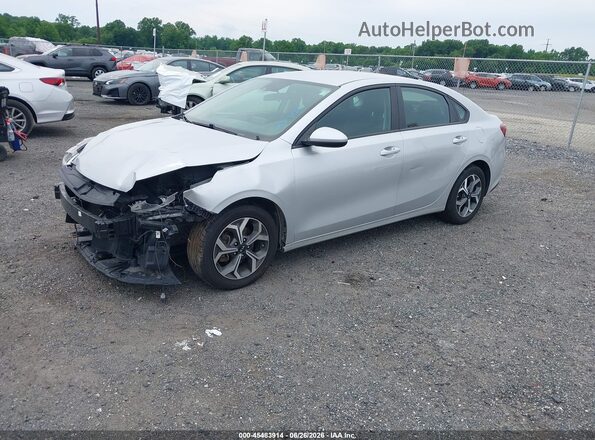 3KPF24AD1ME327288 2021 KIA FORTE Серебряный Передняя левая четверть