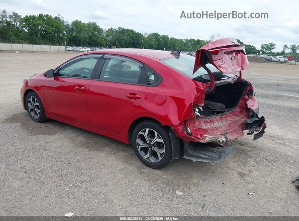 3KPF24AD1ME390178 2021 KIA FORTE Red Հետևի ձախ