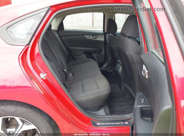 3KPF24AD1ME390178 2021 KIA FORTE Red VIN կոդի պիտակի տեսք