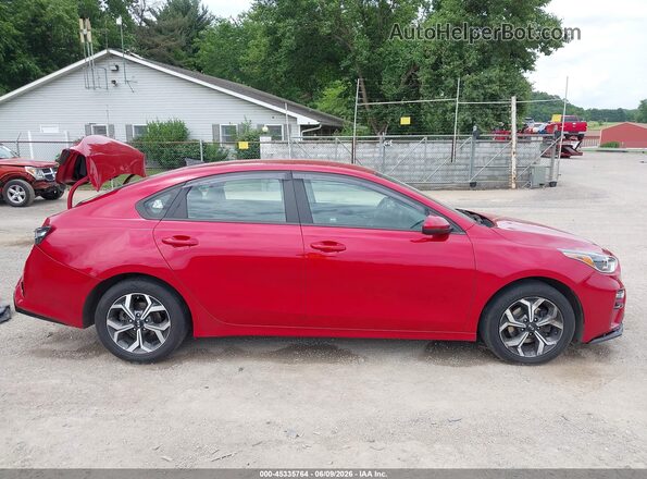 3KPF24AD1ME390178 2021 KIA FORTE Red Սալոնի 360 աստիճան տեսք
