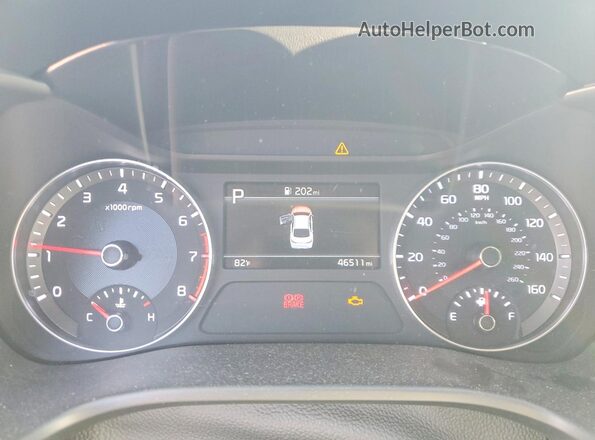3KPF24AD1NE427652 2022 KIA FORTE Белый Вид щитка приборов