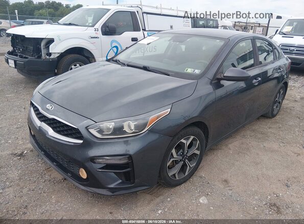 3KPF24AD2KE030057 2019 KIA FORTE Gray Առջևի ձախ երեք քառորդ տեսարան