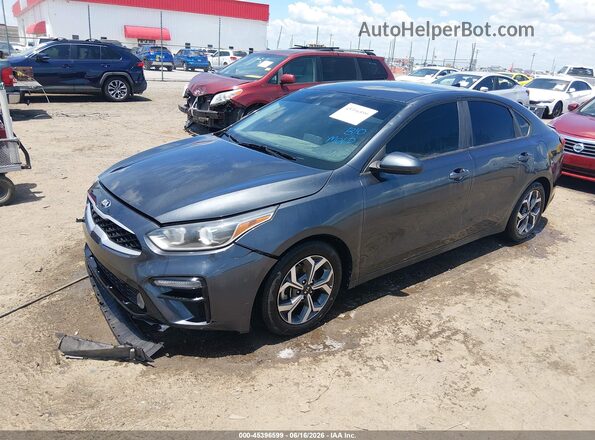 3KPF24AD2KE111267 2019 KIA FORTE Серый Передняя левая четверть