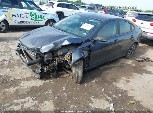 3KPF24AD2KE122883 2019 KIA FORTE Blue Front left