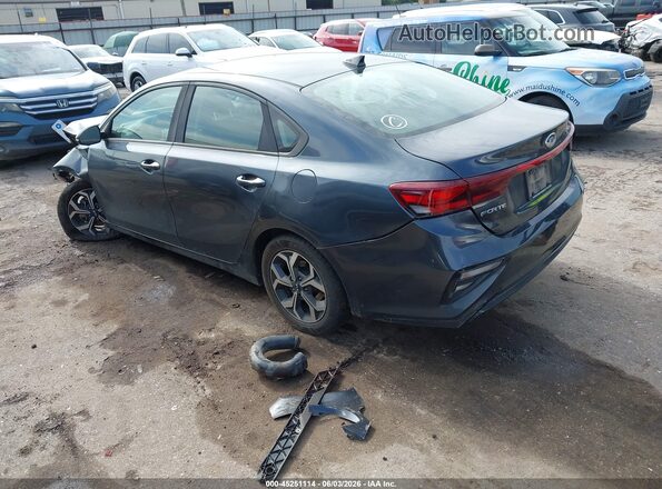 3KPF24AD2KE122883 2019 KIA FORTE Blue Rear left