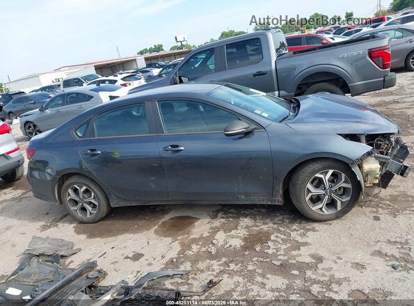 3KPF24AD2KE122883 2019 KIA FORTE Blue 360 interior view